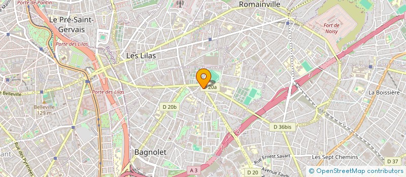 localisation de l'entreprise UNIVERS SL & DIDACTIQUE à BAGNOLET