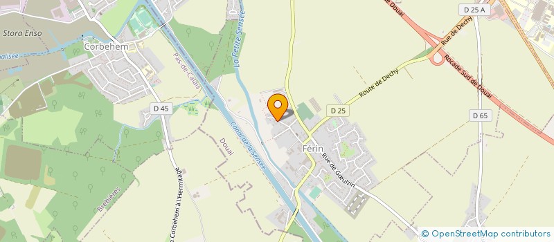 localisation de l'entreprise UNIVERS TEINTE  CANTIN