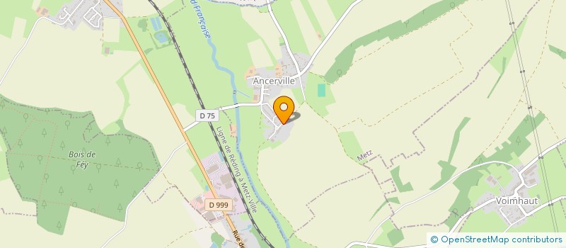 localisation de l'entreprise UNIVERS TOITURES  ANCERVILLE