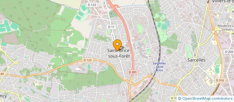 localisation de l'entreprise UNIVERS TRADE DEV  SAINT-BRICE-SOUS-FORET