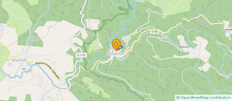 localisation de l'entreprise UNIVERS VAL-CAT  BOISSEZON