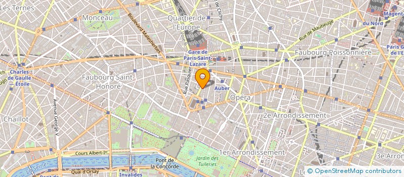 localisation de l'entreprise UNIVERSAL  PARIS