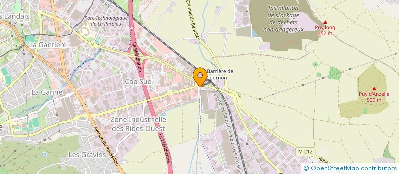 localisation de l'entreprise UNIVERSAL  AUBIERE