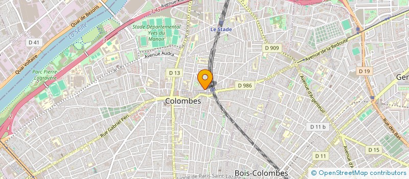 localisation de l'entreprise UNIVERSAL à COLOMBES