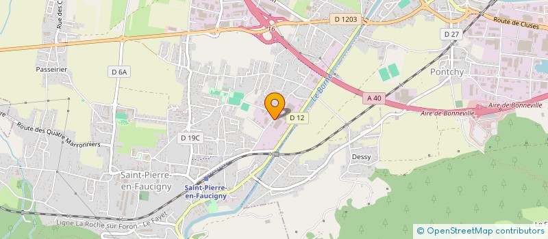 localisation de l'entreprise UNIVERSAL AUTO 74  SAINT-PIERRE-EN-FAUCIGNY