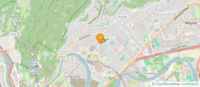 localisation de l'entreprise UNIVERSAL BIKE RACING  LA TRONCHE