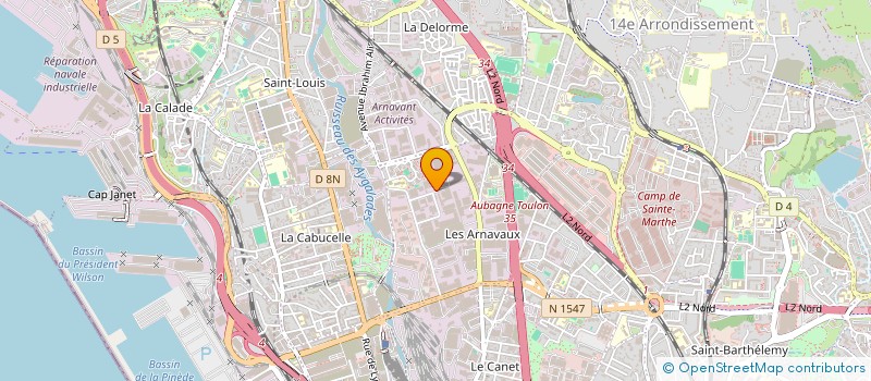 localisation de l'entreprise UNIVERSAL BUSINESS TRADING  MARSEILLE