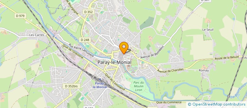 localisation de l'entreprise UNIVERSAL CHARITY  PARAY-LE-MONIAL