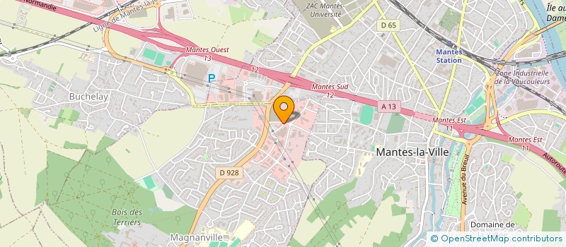 localisation de l'entreprise UNIVERSAL COLD  MAGNANVILLE