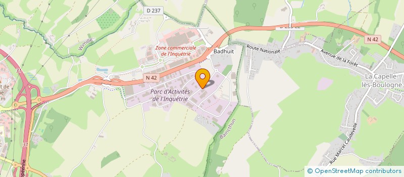 localisation de l'entreprise UNIVERSAL CONCEPT SERVICE  SAINT-MARTIN-BOULOGNE