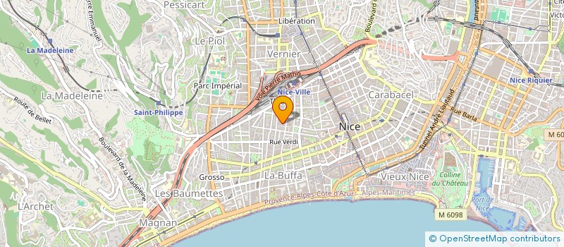 localisation de l'entreprise UNIVERSAL CORPORATION à NICE