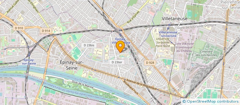localisation de l'entreprise UNIVERSAL DEMENAGEMENT à EPINAY-SUR-SEINE