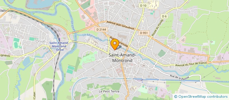 localisation de l'entreprise UNIVERSAL-DOLLS EURL à SAINT-AMAND-MONTROND