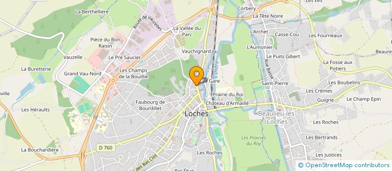 localisation de l'entreprise UNIVERSAL FUNGI APPLICATIONS à LOCHES