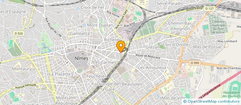 localisation de l'entreprise UNIVERSAL HEALTH SPORT à NIMES