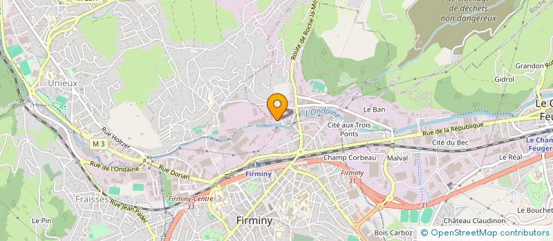 localisation de l'entreprise UNIVERSAL IMPORT  FIRMINY