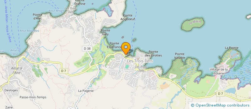 localisation de l'entreprise UNIVERSAL KRAV MAGA MARTINIQUE à LES TROIS-ILETS