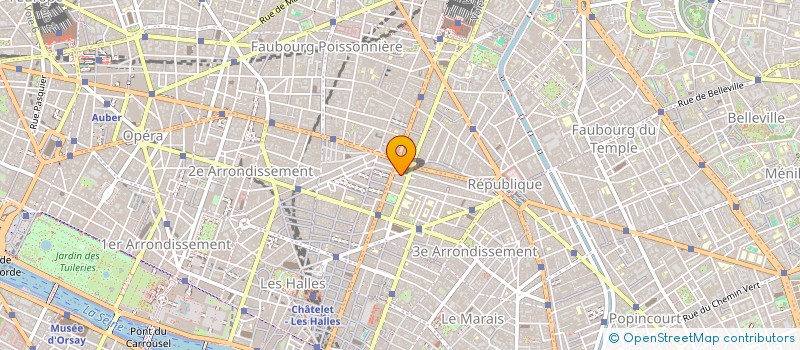 localisation de l'entreprise UNIVERSAL LABELS à PARIS