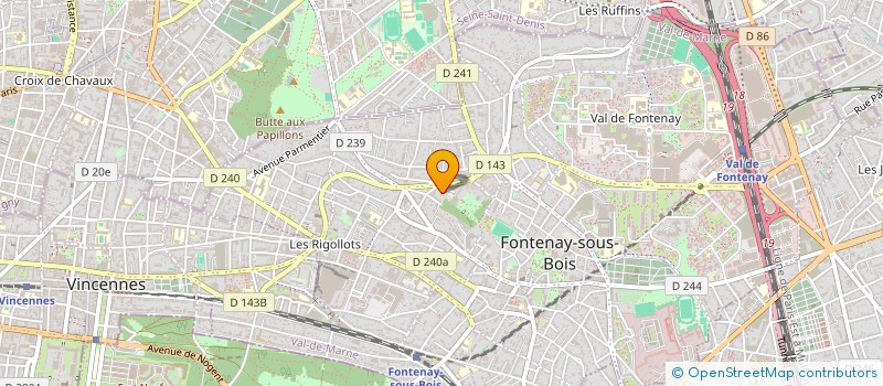 localisation de l'entreprise UNIVERSAL MARKETING IMPEX à FONTENAY-SOUS-BOIS