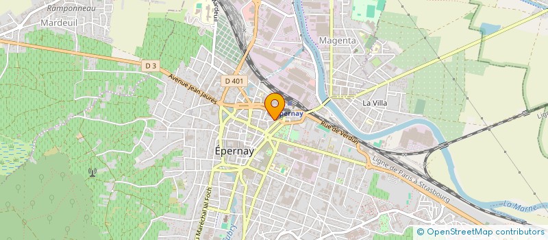 localisation de l'entreprise UNIVERSAL MICRO  EPERNAY