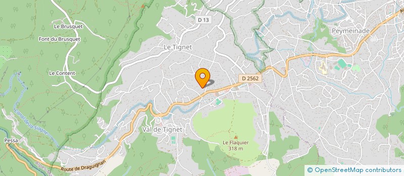 localisation de l'entreprise UNIVERSAL MOTORS à LE TIGNET