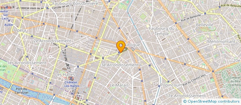 localisation de l'entreprise UNIVERSAL NETWORKS INNOVATION à PARIS