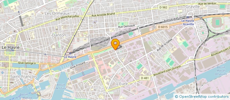 localisation de l'entreprise UNIVERSAL PHONE à LE HAVRE