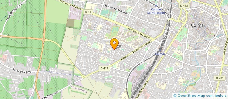 localisation de l'entreprise UNIVERSAL-PHONE  COLMAR