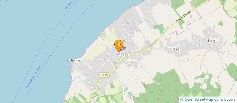 localisation de l'entreprise UNIVERSAL PLOMBERIE  MESSERY