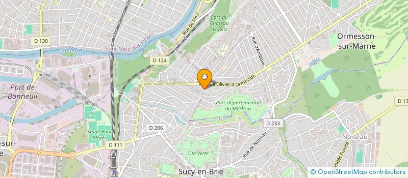 localisation de l'entreprise UNIVERSAL RAW MATERIAL PHARMA  ORMESSON-SUR-MARNE