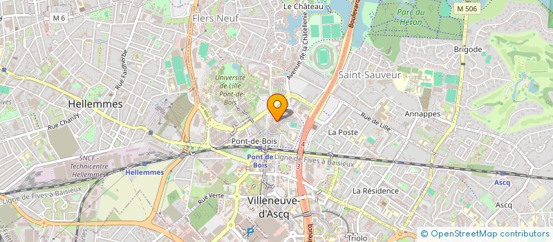 localisation de l'entreprise UNIVERSAL RBT à VILLENEUVE-D'ASCQ