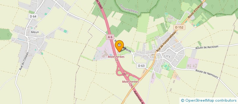 localisation de l'entreprise UNIVERSAL SAFETRADE  URY