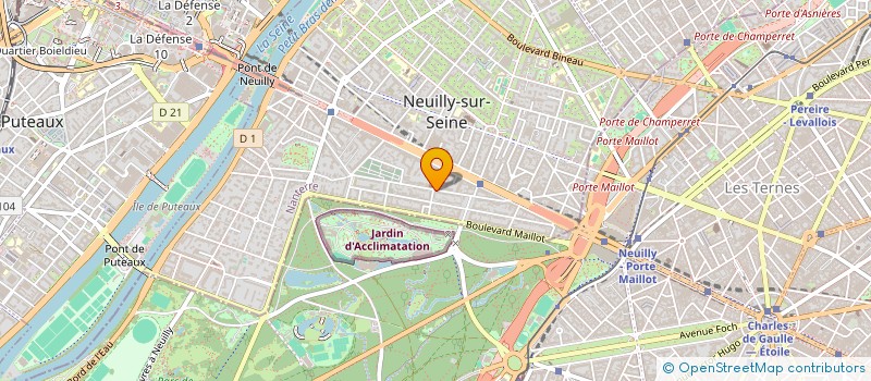 localisation de l'entreprise UNIVERSAL STEEL à NEUILLY-SUR-SEINE