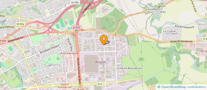 localisation de l'entreprise UNIVERSAL TRADING COMPAGNY UTC  METZ