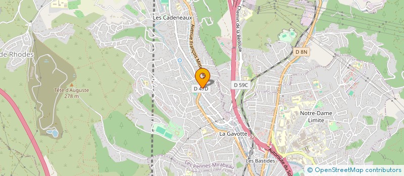 localisation de l'entreprise UNIVERSAL VISION à LES PENNES-MIRABEAU