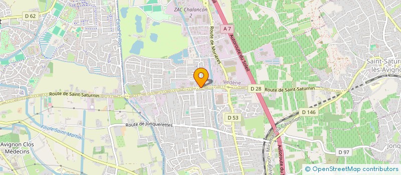 localisation de l'entreprise UNIVERSALESOFT à VEDENE