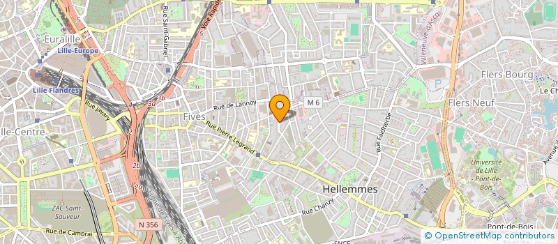 localisation de l'entreprise UNIVERSCENES à LILLE