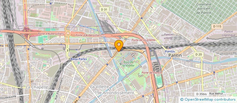 localisation de l'entreprise UNIVERSCIENCE PARTENAIRES  PARIS