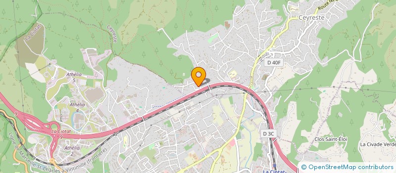 localisation de l'entreprise UNIVERSE RENTAL à CEYRESTE