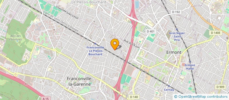 localisation de l'entreprise UNIVERSEEDY à FRANCONVILLE