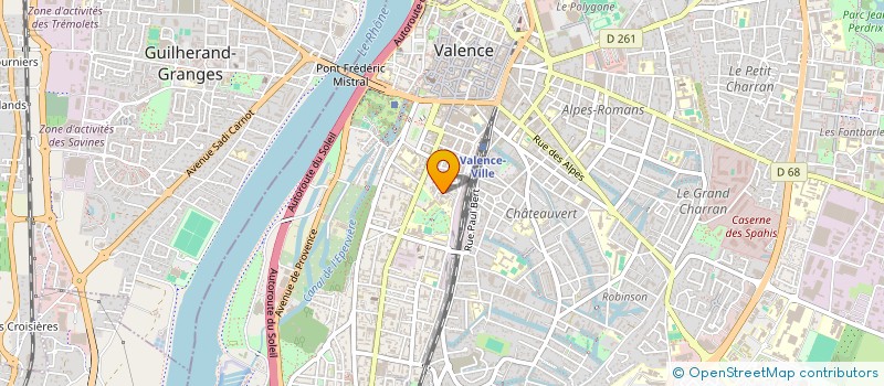 localisation de l'entreprise UNIVERSEL  VALENCE