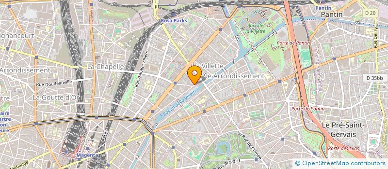 localisation de l'entreprise UNIVERSEL CARRELAGE  PARIS