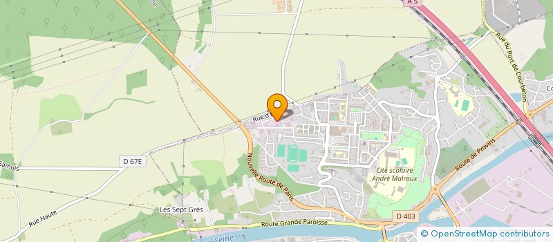 localisation de l'entreprise UNIVERSEL DOMAVENIR à MONTEREAU-FAULT-YONNE