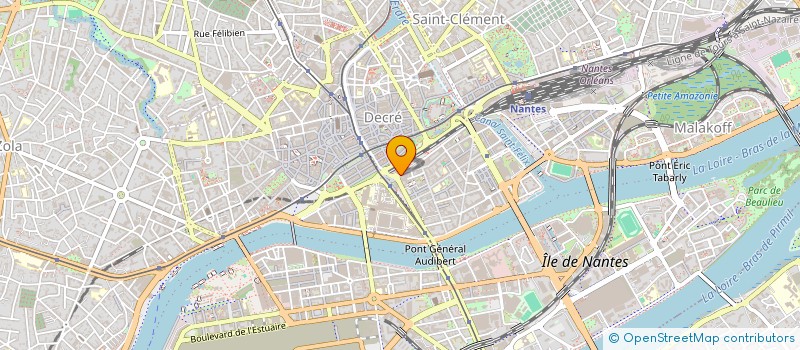 localisation de l'entreprise UNIVERSEL FORMATION PAYS DE LOIRE à NANTES