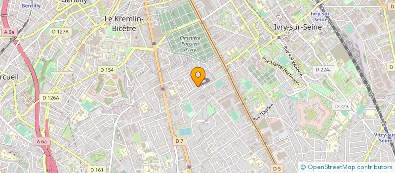 localisation de l'entreprise UNIVERSEL FORMES à IVRY-SUR-SEINE