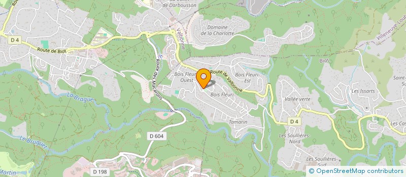localisation de l'entreprise UNIVERSEL PAPER EXPORT à BIOT