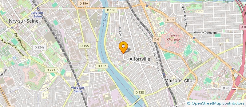 localisation de l'entreprise UNIVERSEL SECURITE GARDIENNAGE PREVENTION INCENDIE à ALFORTVILLE