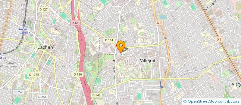 localisation de l'entreprise UNIVERSEL SERVICE AUTOMOBILE  VILLEJUIF