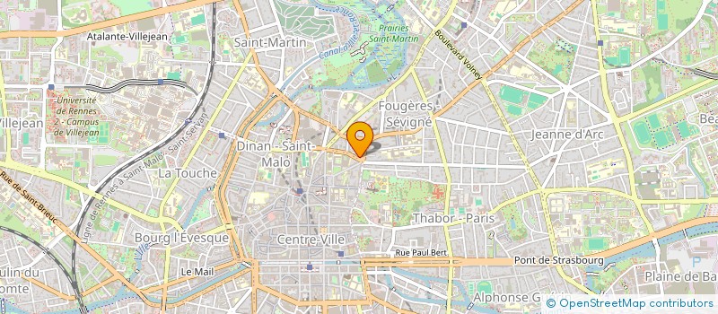 localisation de l'entreprise UNIVERSEL SINGULIER à RENNES
