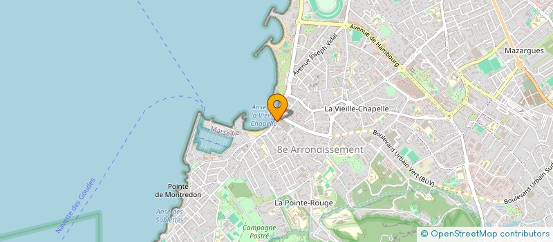 localisation de l'entreprise UNIVERSEL TEXTILE à MARSEILLE
